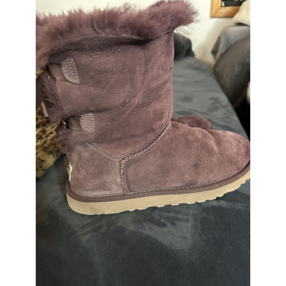 UGG Bailey Bow II Plum size 7